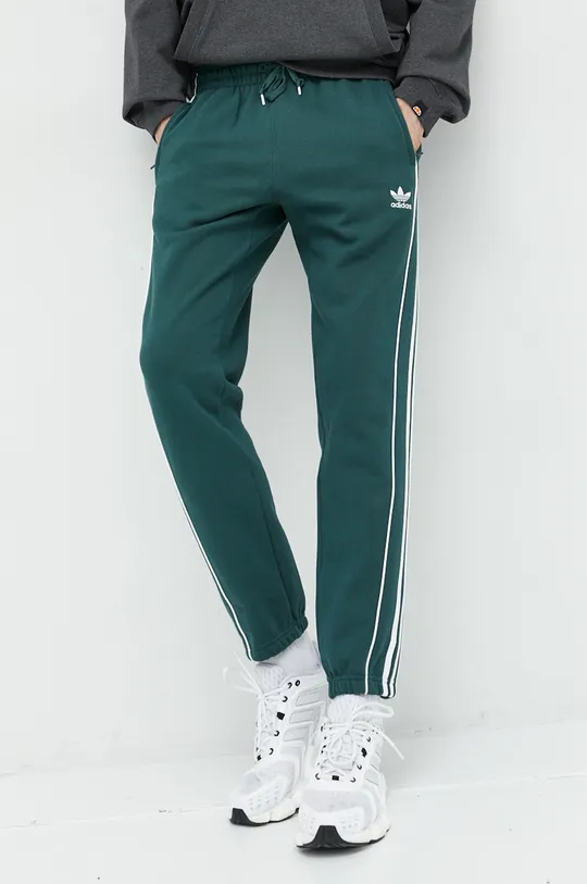 πράσινο Βαμβακερό παντελόνι adidas Originals Ανδρικά