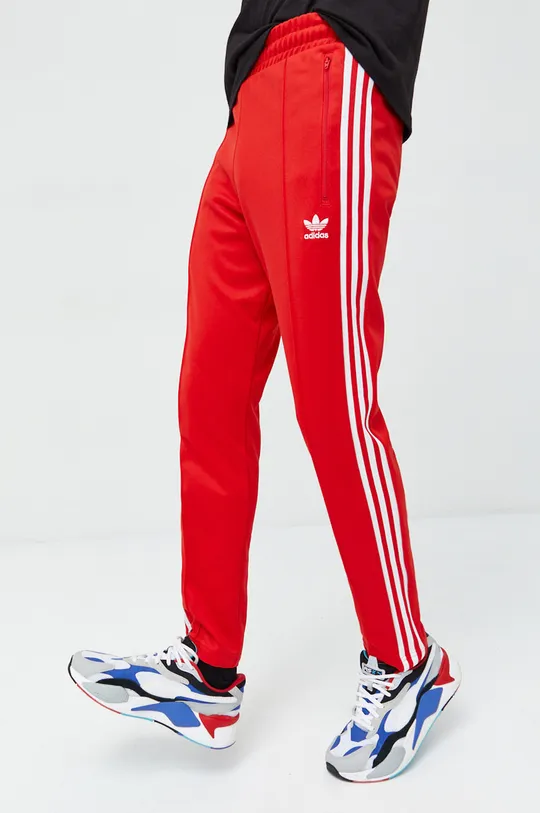 crvena Donji dio trenirke adidas Originals Muški