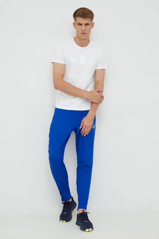 μπλε Παντελόνι για τζόκινγκ adidas Performance Ανδρικά