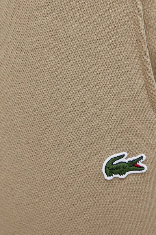 green Lacoste joggers