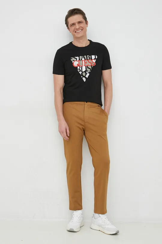 Calvin Klein spodnie brązowy