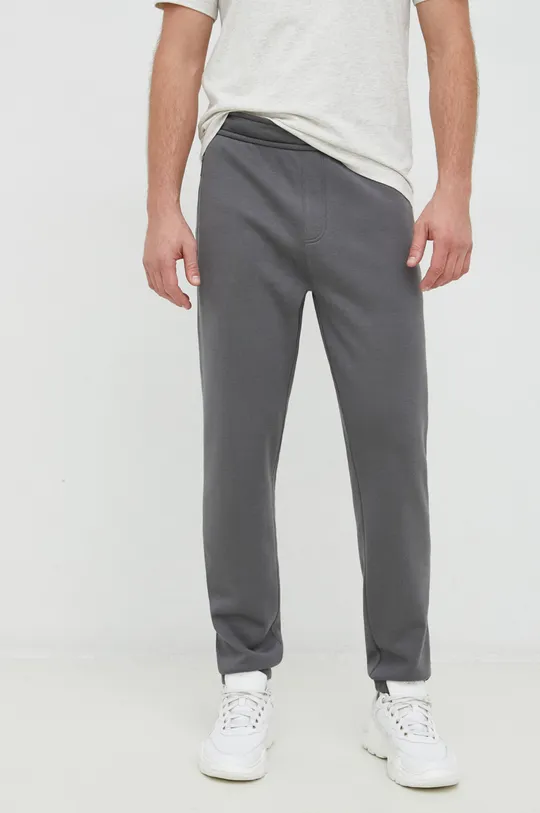 szary Calvin Klein spodnie dresowe Męski
