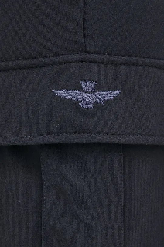 granatowy Aeronautica Militare spodnie dresowe