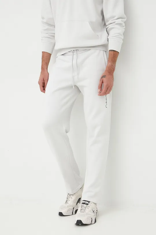 szary Calvin Klein Jeans spodnie Męski