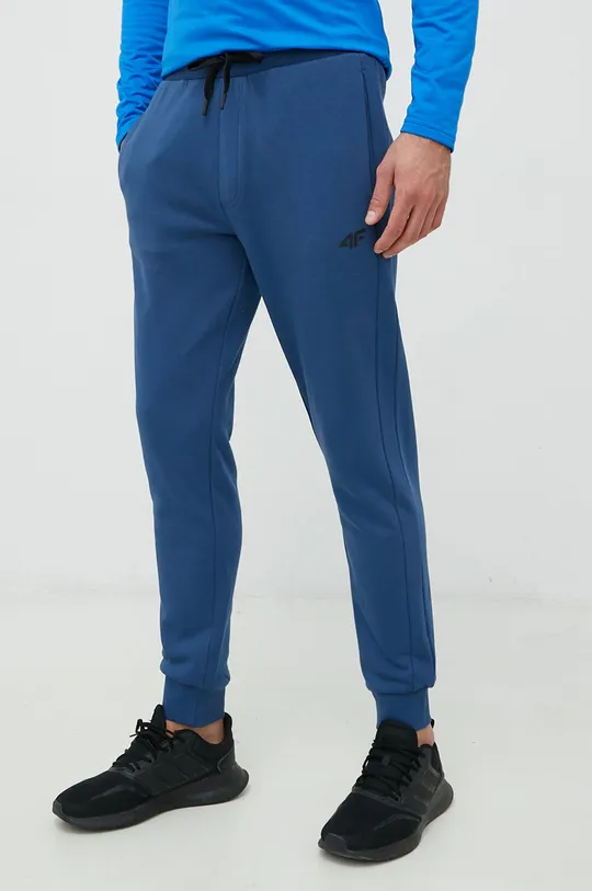 niebieski 4F spodnie dresowe Męski