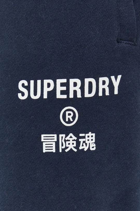 тёмно-синий Хлопковые спортивные штаны Superdry
