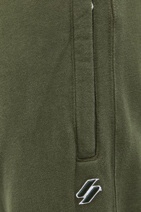 militarny Superdry spodnie dresowe bawełniane