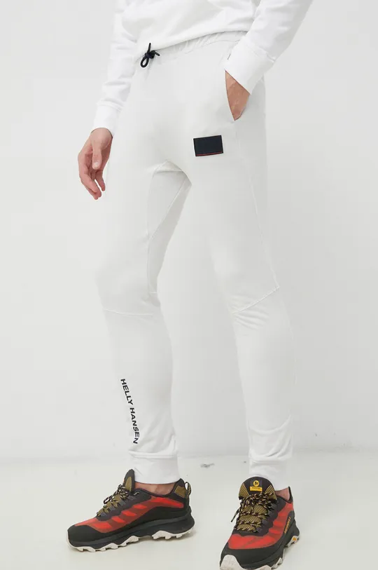 biały Helly Hansen spodnie dresowe Męski