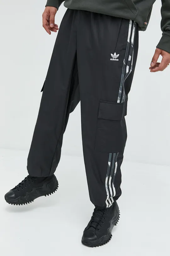 czarny adidas Originals spodnie dresowe Męski