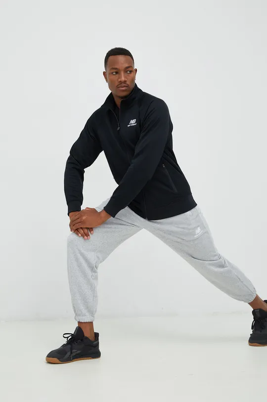 New Balance spodnie dresowe szary