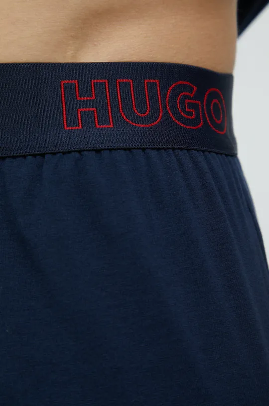 sötétkék HUGO pizsama nadrág