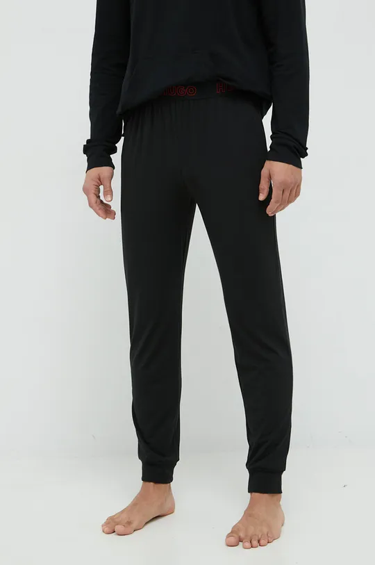 μαύρο Παντελόνι πιτζάμας HUGO Ανδρικά