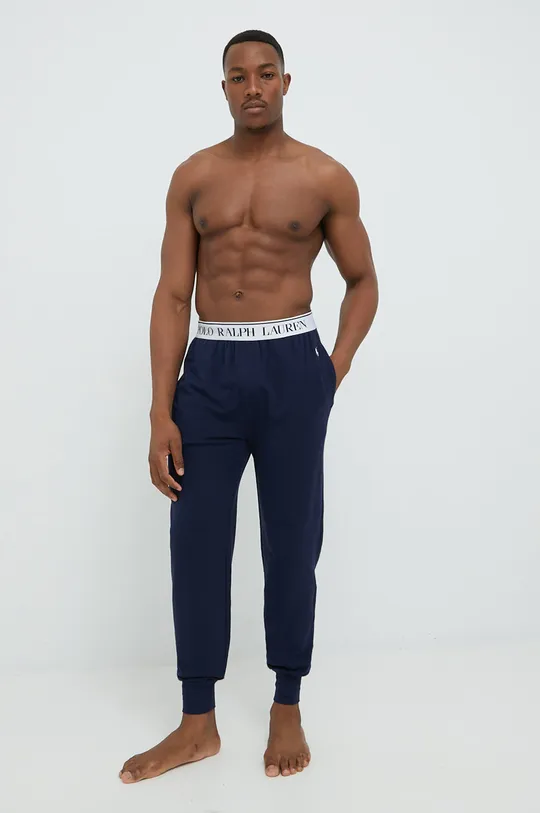 Pyžamové kalhoty Polo Ralph Lauren námořnická modř