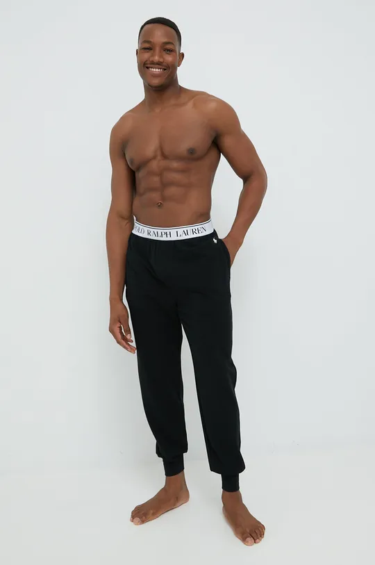 Παντελόνι πιτζάμας Polo Ralph Lauren μαύρο