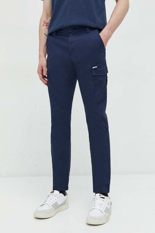 Tommy Jeans pantaloni bleumarin