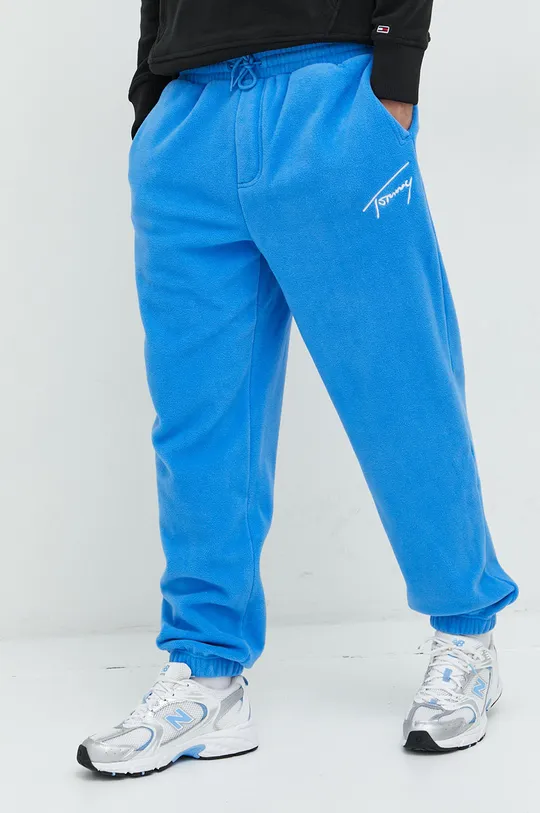 niebieski Tommy Jeans spodnie dresowe Męski