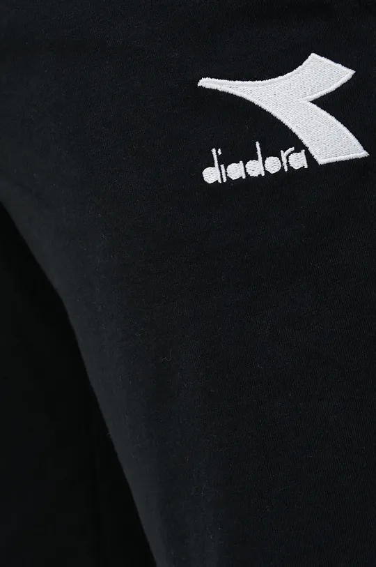 čierna Bavlnené šortky Diadora