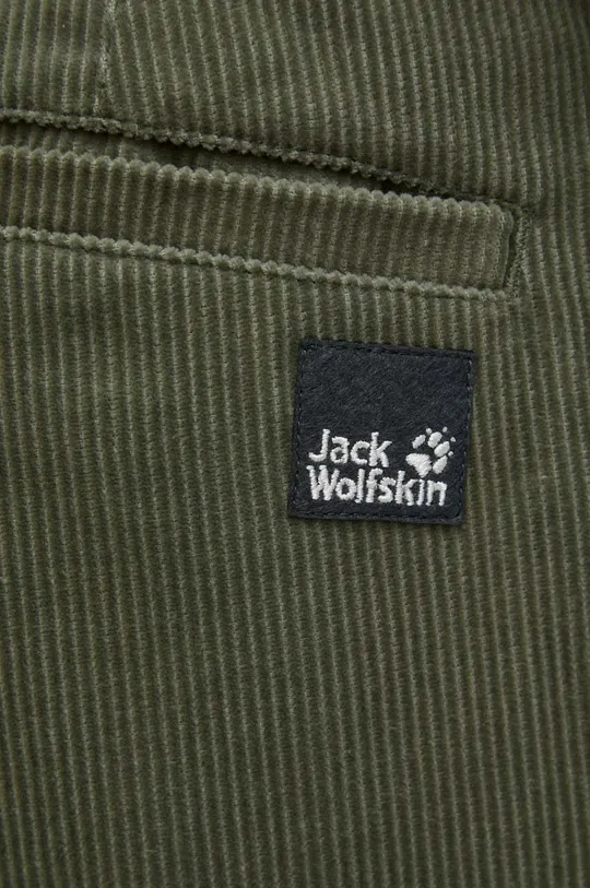 πράσινο Κοτλέ παντελόνι Jack Wolfskin