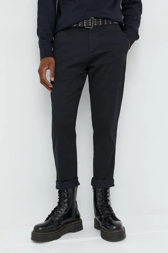 czarny Abercrombie & Fitch spodnie Męski
