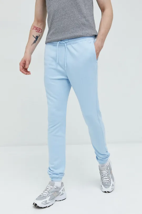 Hollister Co. spodnie dresowe niebieski