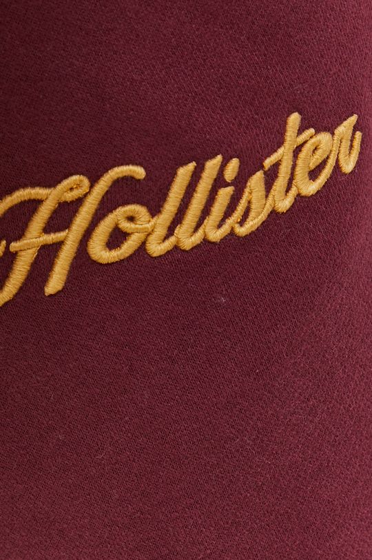 mahoniowy Hollister Co. spodnie dresowe