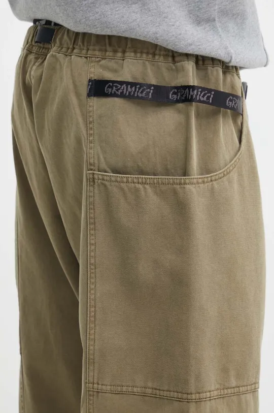 зелёный Хлопковые брюки Gramicci