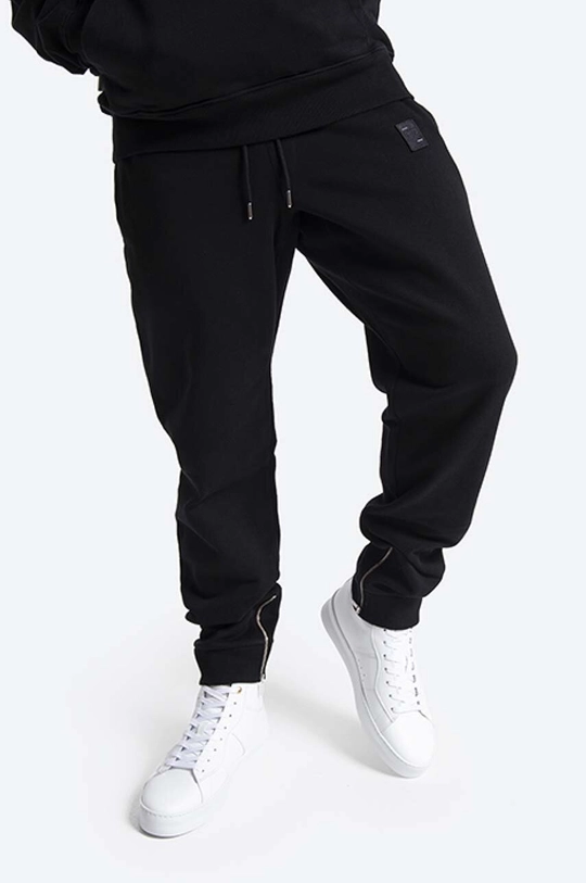 black Filling Pieces cotton joggers Men’s