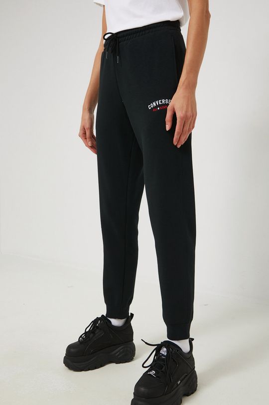 czarny Converse spodnie dresowe