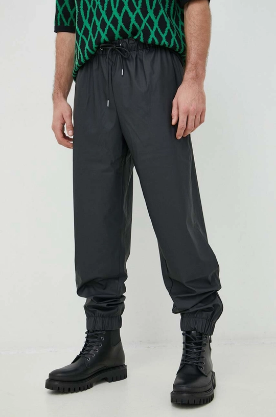 Rains pantaloni de trening negru