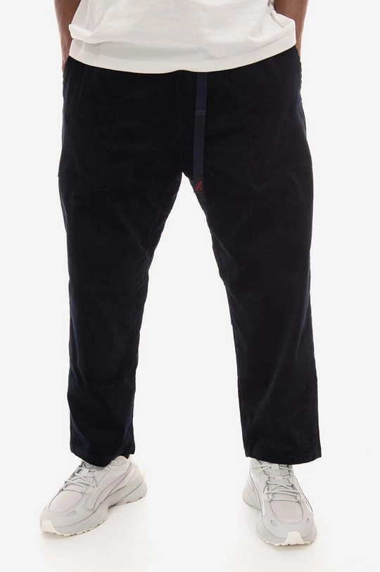 granatowy Gramicci spodnie sztruksowe Corduroy Loose Tapered Pants Unisex