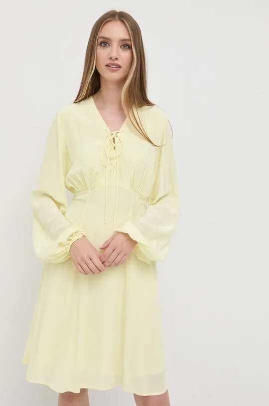 κίτρινο Φόρεμα Ivy Oak Γυναικεία
