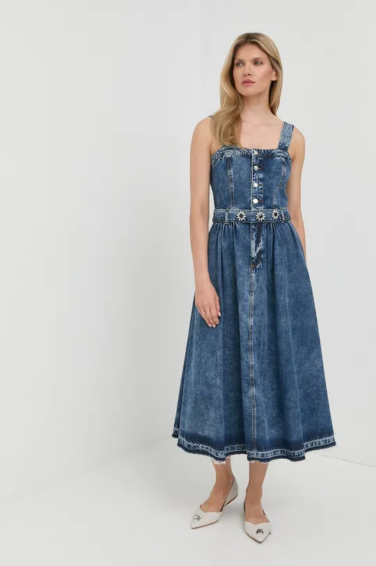 niebieski MAX&Co. sukienka jeansowa Damski