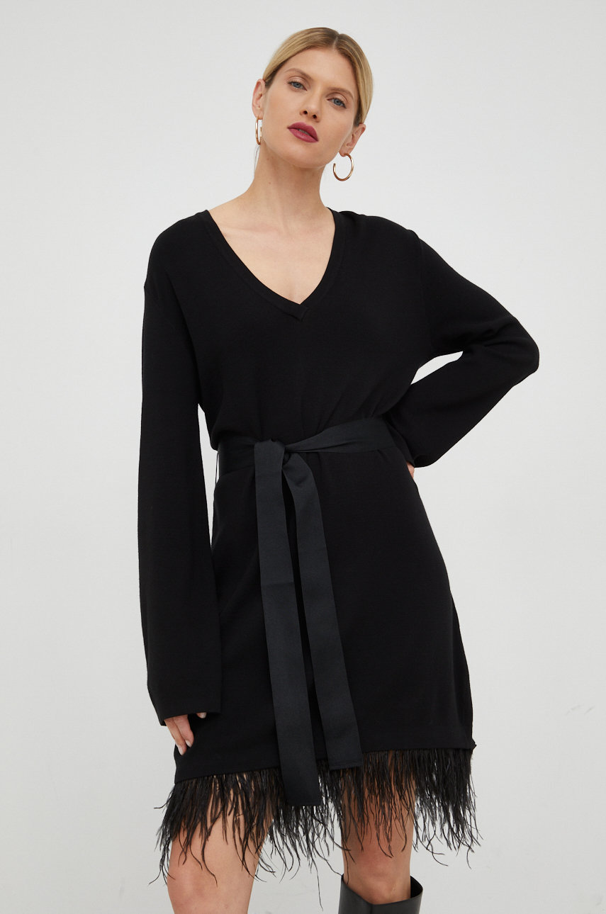 Twinset sukienka czarny
