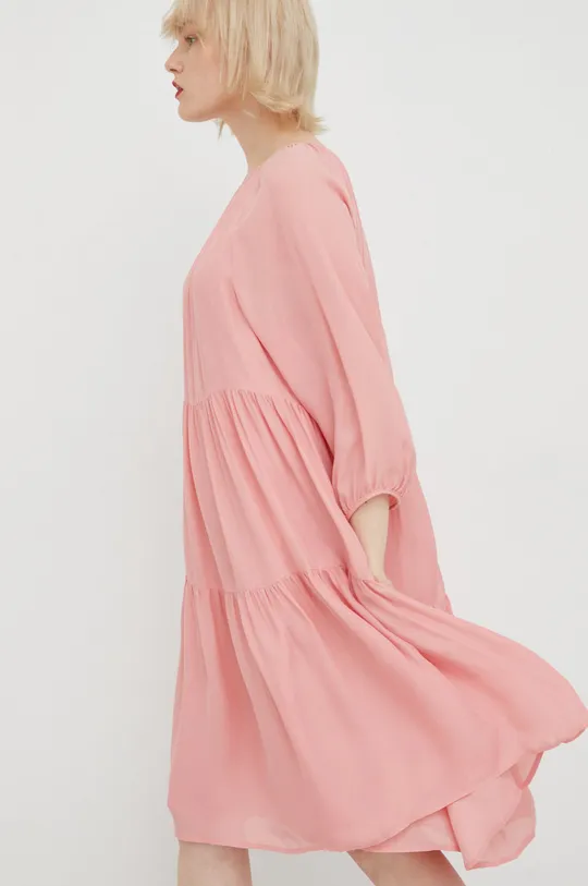 roza Obleka Drykorn Ženski