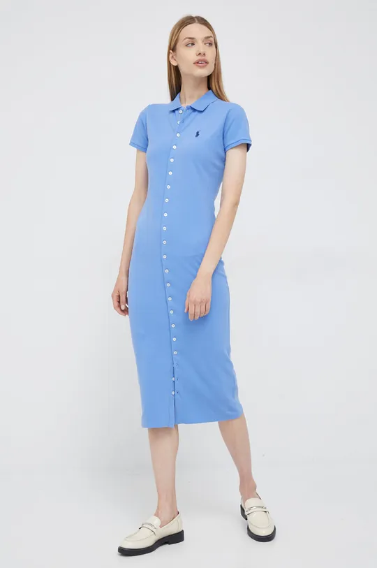 μπλε Φόρεμα Polo Ralph Lauren Γυναικεία