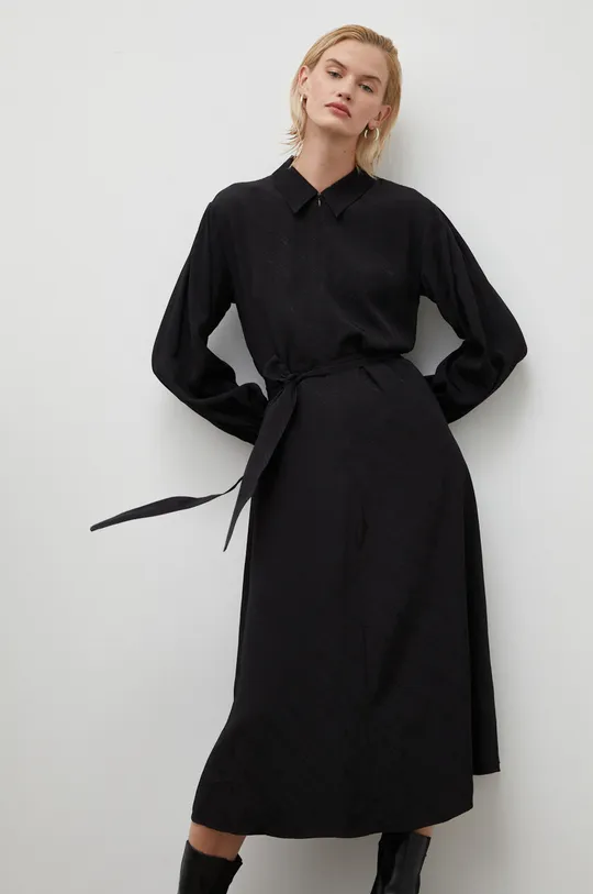 črna Obleka Gestuz Ženski