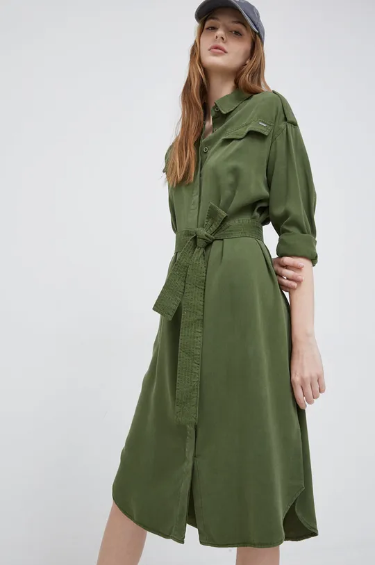 πράσινο Φόρεμα Pepe Jeans Γυναικεία