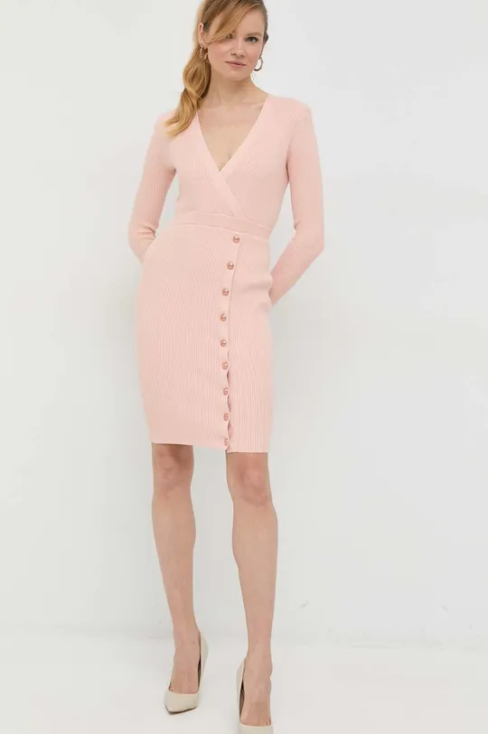 Φόρεμα Guess ροζ