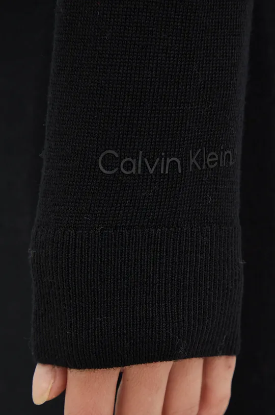 Volnena obleka Calvin Klein Ženski