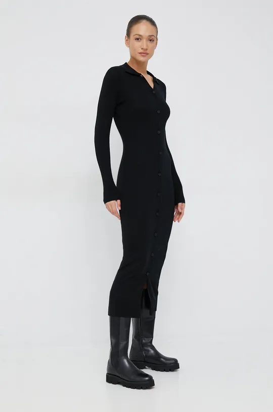 Φόρεμα από μείγμα μαλλιού Calvin Klein  40% Lyocell, 40% Μαλλί, 17% Πολυαμίδη, 3% Σπαντέξ