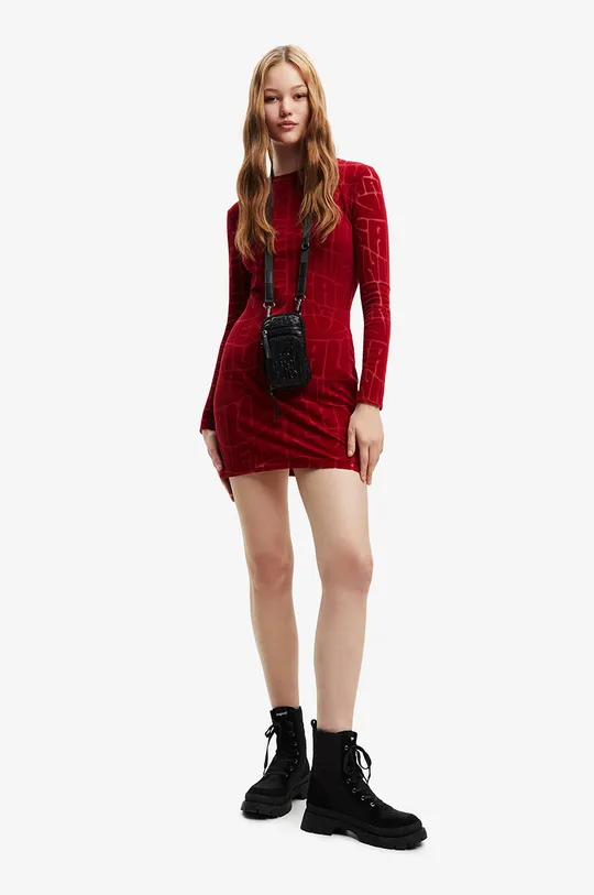 czerwony Desigual sukienka Damski