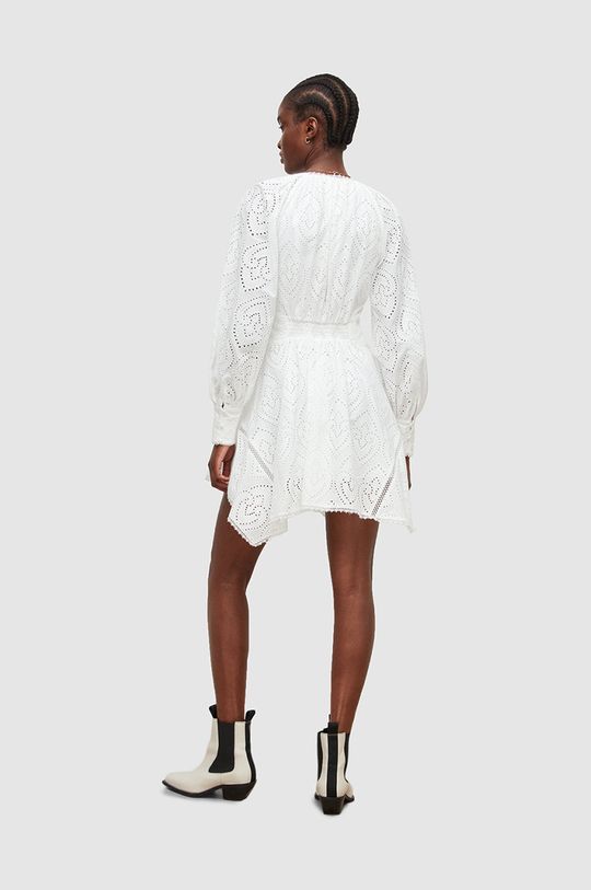 biela Bavlnené šaty AllSaints