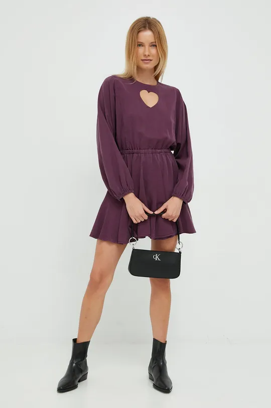 Платье Desigual фиолетовой