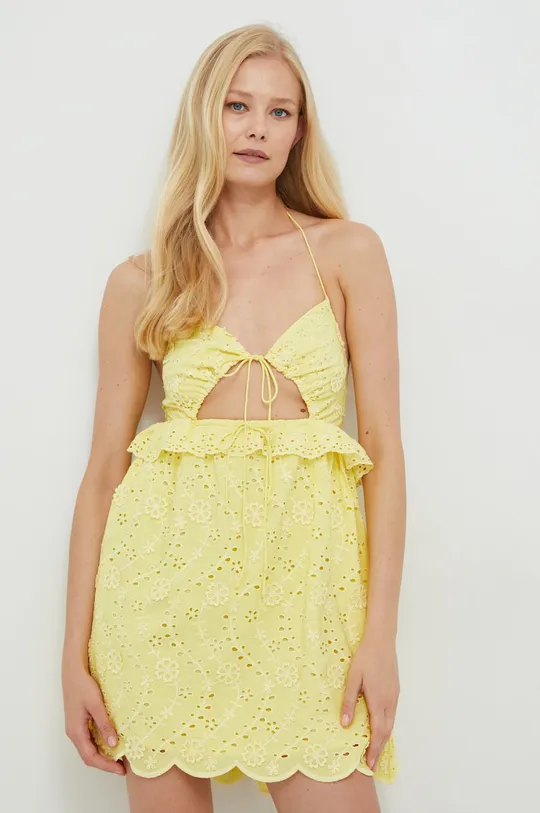 żółty For Love & Lemons sukienka Damski