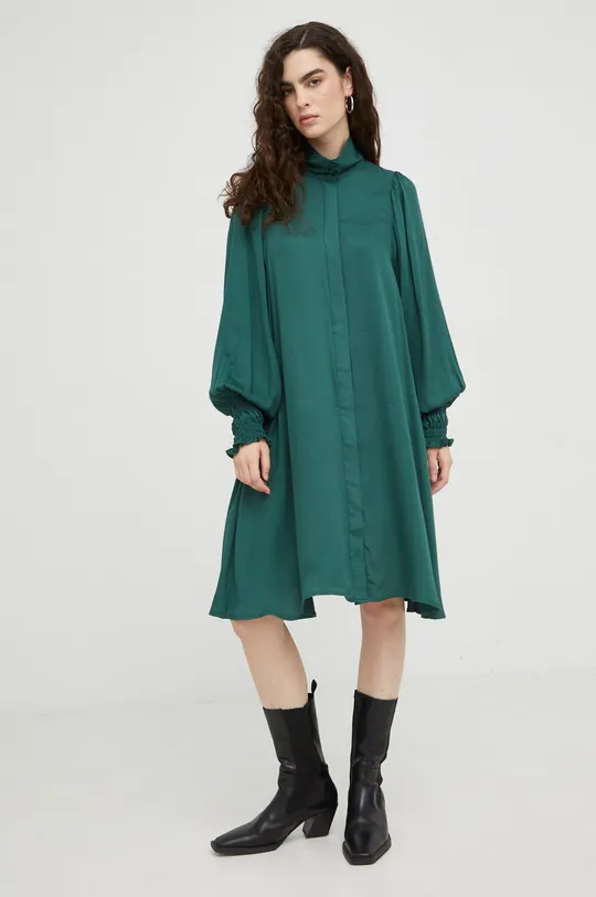 Šaty Bruuns Bazaar zelená