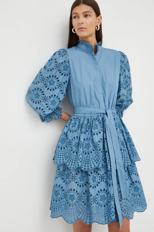 μπλε Βαμβακερό φόρεμα Bruuns Bazaar Γυναικεία