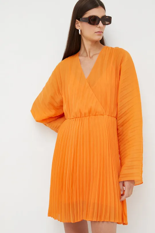 Φόρεμα Samsoe Samsoe πορτοκαλί