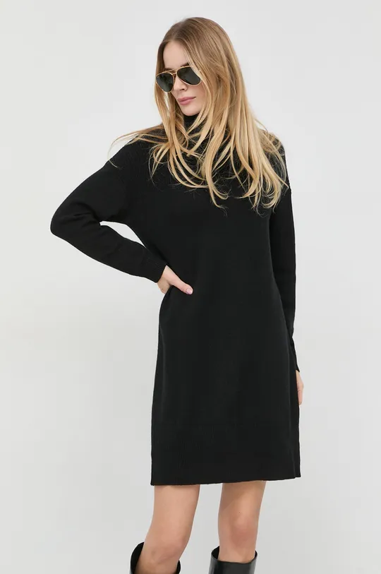 μαύρο Μάλλινο φόρεμα Liu Jo Γυναικεία