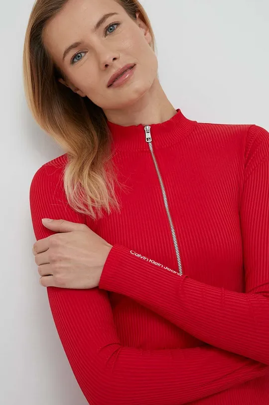 κόκκινο Φόρεμα Calvin Klein Jeans
