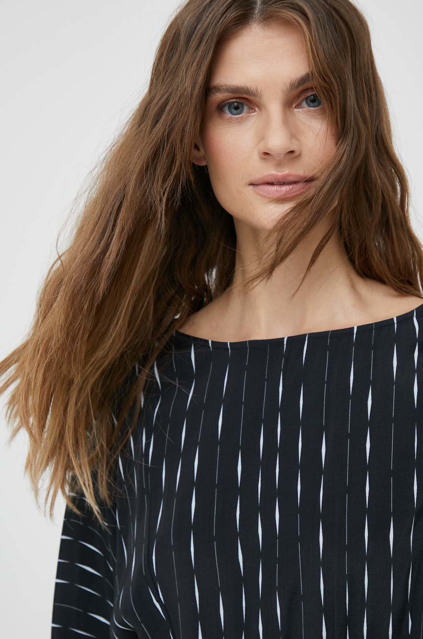 Obleka Sisley črna barva, | kupite na ANSWEAR.si